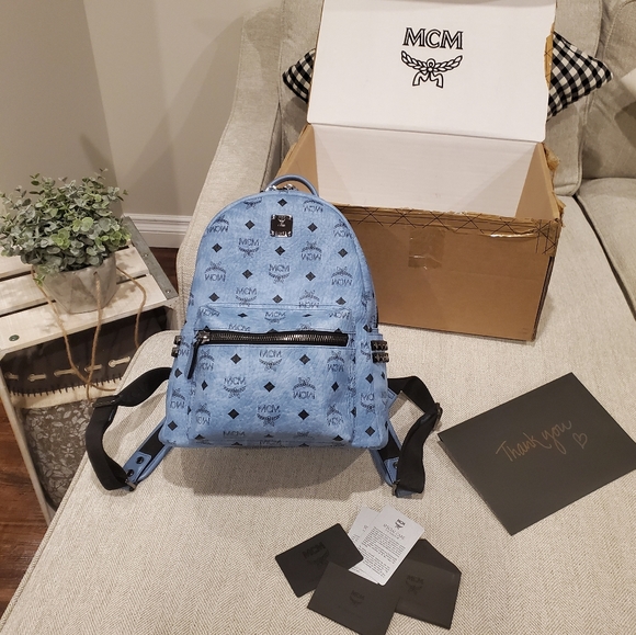 mcm backpack box
